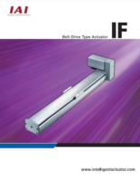 IAI IF CATALOG IF SERIES: BELT DRIVE TYPE ACTUATORS